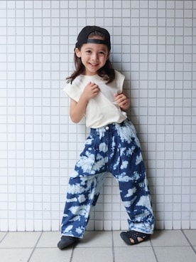 「NIKE（ナイキ）のアイテム」を使った、REOさん（キッズ・110cm）の秋コーディネート
