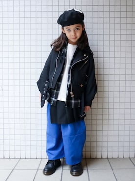 「アイテム（ジャケット/アウター）」を使った、REOさん（キッズ・120cm）の秋コーディネート