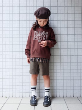 REOさん（キッズ・120cm）の秋コーディネート