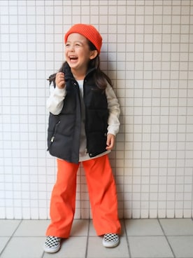 「no brand（ノーブランド）のアイテム」を使った、REOさん（キッズ・110cm）の秋コーディネート