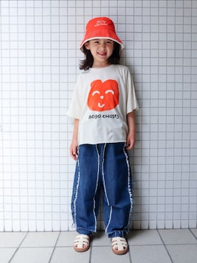 「キッズコーデ」｜REOさん（キッズ・120cm）の夏コーディネート