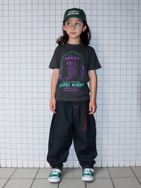 「pairmanon（ペアマノン）のアイテム」を使った、REOさん（キッズ・125cm）の夏コーディネート