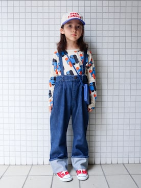 「アイテム（腕時計）」を使った、REOさん（キッズ・120cm）の秋コーディネート