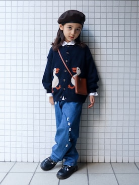 REOさん（キッズ・120cm）の秋コーディネート