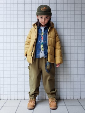 「MARKEY'S（マーキーズ）のアイテム」を使った、REOさん（キッズ・120cm）の冬コーディネート