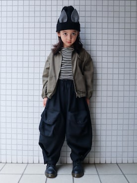 REOさん（キッズ・120cm）の秋コーディネート