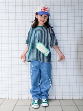 「こども ビームス（コドモビームス）のアイテム」を使った、REOさん（キッズ・125cm）の春コーディネート