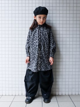 「アイテム（シャツ/ブラウス）」を使った、REOさん（キッズ・120cm）の秋コーディネート