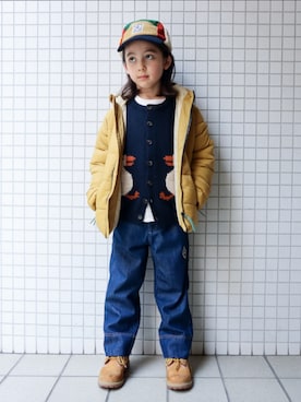 REOさん(キッズ・120cm)の冬コーディネート