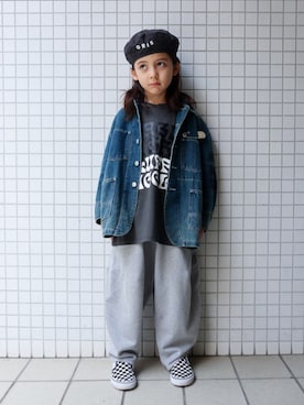 REOさん（キッズ・120cm）の秋コーディネート