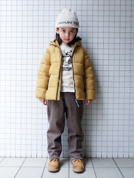 「MARKEY'S（マーキーズ）のアイテム」を使った、REOさん（キッズ・120cm）の冬コーディネート
