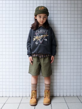 REOさん（キッズ・120cm）の秋コーディネート