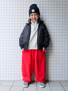 REOさん（キッズ・120cm）の冬コーディネート