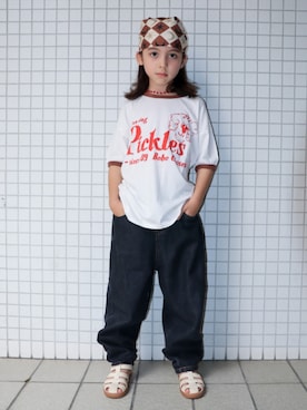 「pairmanon（ペアマノン）のアイテム」を使った、REOさん（キッズ・125cm）の夏コーディネート