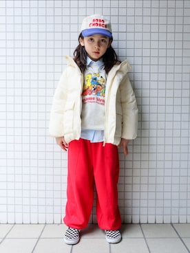 「アイテム（腕時計）」を使った、REOさん（キッズ・120cm）の冬コーディネート