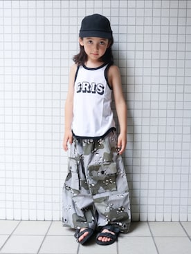 「キッズコーデ」｜REOさん（キッズ・120cm）の夏コーディネート