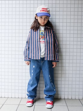 REOさん（キッズ・120cm）の秋コーディネート