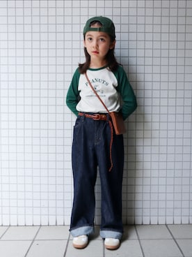 「アイテム（パンツ）」を使った、REOさん（キッズ・120cm）の秋コーディネート