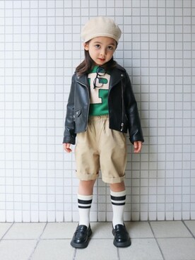 REOさん(キッズ・110cm)の春コーディネート