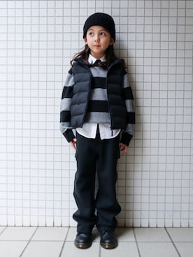 「アイテム（ジャケット/アウター）」を使った、REOさん（キッズ・120cm）の秋コーディネート