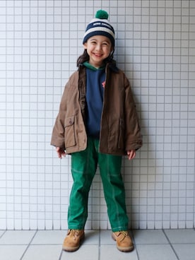 REOさん（キッズ・120cm）の冬コーディネート