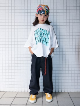 「CONVERSE（コンバース）のアイテム」を使った、REOさん（キッズ・125cm）の夏コーディネート
