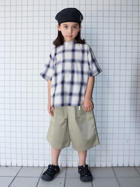 「アイテム（サンダル）」を使った、REOさん（キッズ・125cm）の夏コーディネート