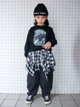 REOさん（キッズ・128cm）の秋コーディネート