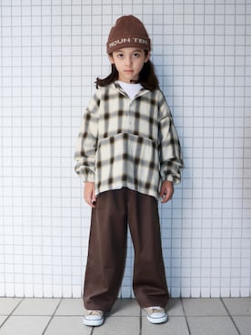 「ワントーンコーデ」｜REOさん（キッズ・128cm）の秋コーディネート