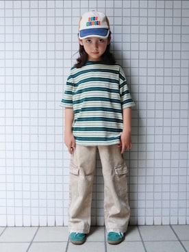 「アイテム（トップス）」を使った、REOさん（キッズ・120cm）の夏コーディネート