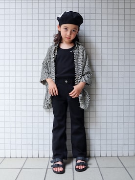 「キッズコーデ」｜REOさん（キッズ・120cm）の夏コーディネート