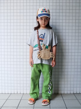 「アイテム（シューズ）」を使った、REOさん（キッズ・120cm）の夏コーディネート