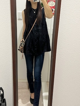 「お買い物」｜🅐🅝🅝🅐さん（レディース・162cm）の秋コーディネート