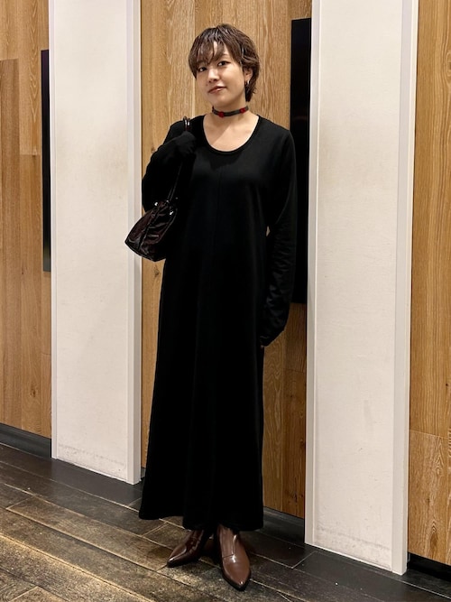 セール】【EMOELLE】ミニ裏毛ワンピース（ワンピース）｜ADAM ET ROPE