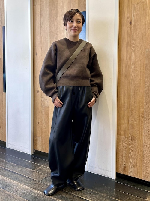 セール】シンセティックレザートラックパンツ（その他パンツ）｜ADAM