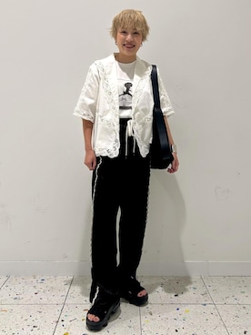 「アイテム（サンダル）」を使った、kaedekanoさん（レディース・155cm・20代）の夏コーディネート
