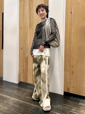 「CHICS（シックス）のアイテム」を使った、kaedekanoさん（レディース・155cm）の春コーディネート