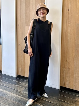 「アイテム（つなぎ/オールインワン）」を使った、kaedekanoさん（レディース・155cm・20代）の夏コーディネート