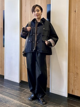 「ワントーンコーデ」｜kaedekanoさん（レディース・155cm）の秋コーディネート