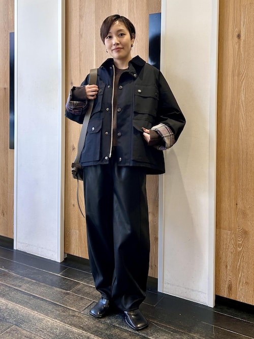 シンセティックレザートラックパンツ（その他パンツ）｜ADAM ET ROPE