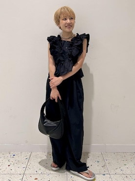 「アイテム（ハンドバッグ）」を使った、kaedekanoさん（レディース・155cm・20代）の夏コーディネート
