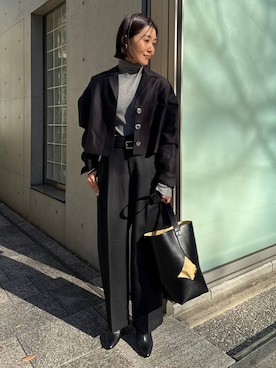 hirocoさん（レディース・162cm）の冬コーディネート