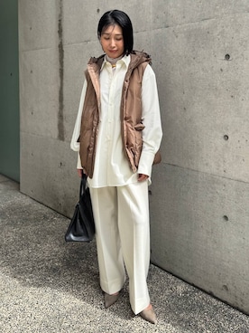 「アイテム（その他トップス）」を使った、hirocoさん（レディース・162cm・40代）の秋コーディネート