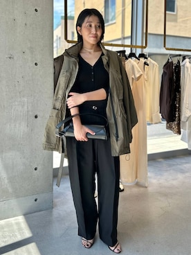 「アイテム（ブルゾン）」を使った、hirocoさん（レディース・162cm・40代）の夏コーディネート