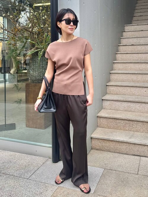 Chaos カオスルーチェニットTシャツライトピンク 