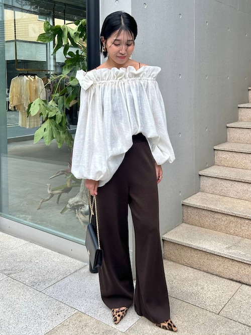 Chaos バンバンブラウス ◇5/16高山都さんインスタlive紹介◇バンバンブラウス | [公式]カオス