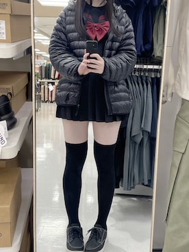 「アイテム（ダウンジャケット/コート）」を使った、Rieさん（レディース・165cm・20代）の秋コーディネート