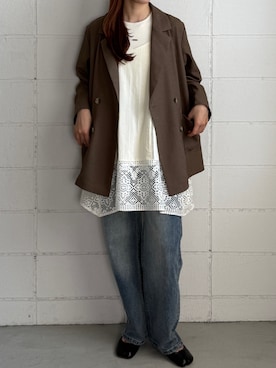 kae050さん（骨格ナチュラル・レディース・168cm）の秋コーディネート