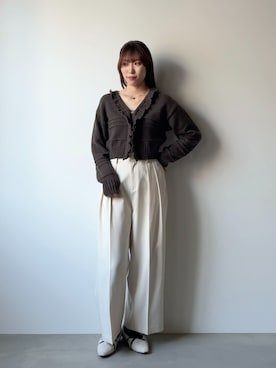 kae050さん（骨格ナチュラル・レディース・168cm）の秋コーディネート