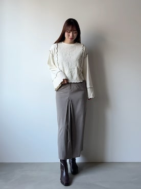 kae050さん（骨格ナチュラル・レディース・168cm）の秋コーディネート